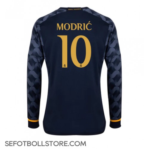 Real Madrid Luka Modric #10 Replika Bortatröja 2023-24 Långärmad